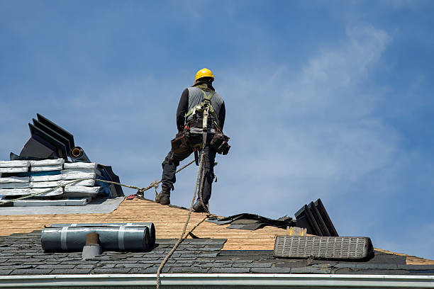 Professional Gutter Installation technician working in Milton, DE